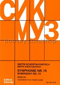 Symphony No.15 in A major Op 141 (pocket score)