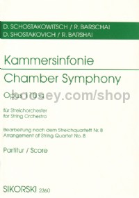 Chamber Symphony Op 110a (pocket score)