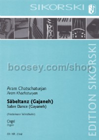 Sabre Dance (from the ballet Gayaneh) for organ SIK2364