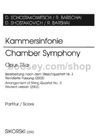 Chamber Symphony Op 73a (full score)