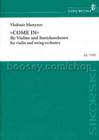 Come In für Violine und Streichorchester (POD Score)