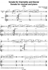 Sonate (Clarinet & Piano) - Digital Sheet Music