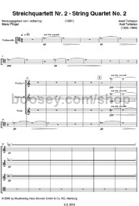 Streichquartett Nr. 2 (String Quartet) - Digital Sheet Music