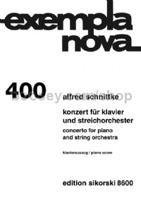 Concerto for piano and string orchestra (piano reduction for 2 pianos)