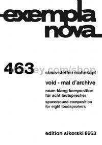 Void - mal d'archive (Book & CD)