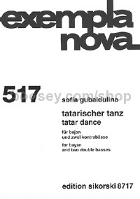 Tatar Dance for bayan and two double basses (Score/Set of Parts)