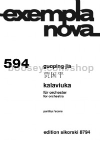Kalaviuka for orchestra (Study Score)