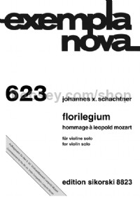 Florilegium for violin solo
