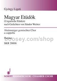 Magyar Etüdök (choral score)