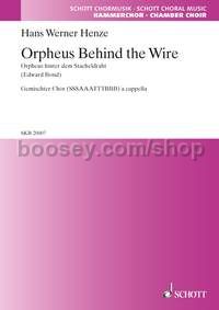 Orpheus Behind the Wire (choral score)