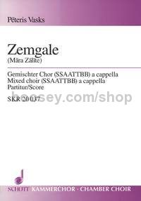 Zemgale (choral score)