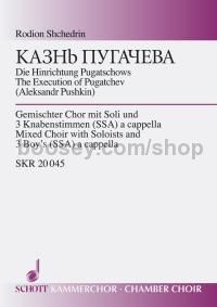 The Execution of Pugatchev (choral score)