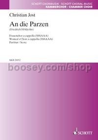 An die Parzen (choral score)