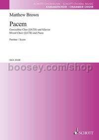 Pacem - mixed choir (SATB) & piano
