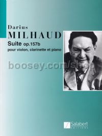Suite, op. 157b - clarinet, violin & piano (score & parts)