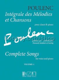 Integrale des Melodies et Chansons - Volume 1