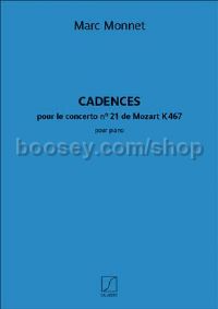 Cadences Du Concerto N° 21 De Mozart K 467 (Piano)