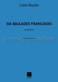 Six Ballades Françaises (Voice & Piano)