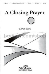Closing Prayer (2-part)