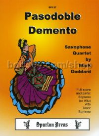 Pasodoble Demento Saxophone Quartet 