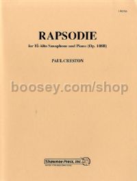 Rhapsodie for Alto Sax/Piano La150
