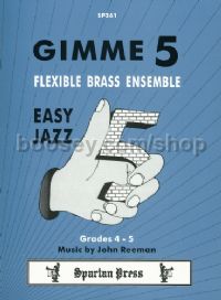 Gimme 5 Easy Jazz (sc/pts) Flexi-brass Ens 