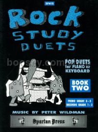 Rock Study Duets Pop Duets For Piano/keyb Book 2 