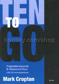Ten To Go Cl/Piano Book & CD 