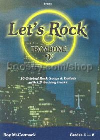 Let's Rock For Trombone (Book & CD) (Bass Clef