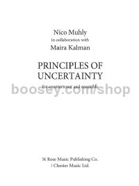 Principles Of Uncertainty (Score)