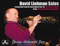 Scale Syllabus Solos Book Only Liebman (Jamey Aebersold Jazz Play-along)