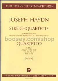 String Quartet in C major op. 33/3 Hob. III:39 (study score)