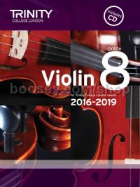 Violin Exam Pieces Grade 8, 2016-2019 (score, part & 2 CDs)