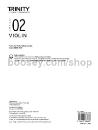 Violin Exam Pieces From 2020: Grade 2 (part only)