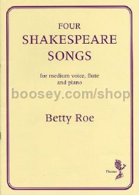Four Shakespeare Songs (medium voice/flute)