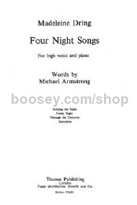 Four Night Songs High Voice 
