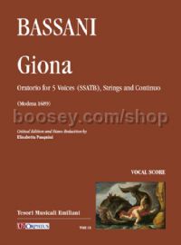 Giona. Oratorio for 5 Voices (SSATB), Strings & Continuo (vocal score)