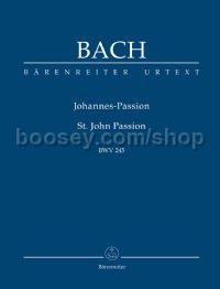 St John Passion BWV 245 (Study Score)