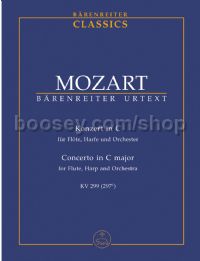 Concerto for Flute and Harp K299 (Study Score)