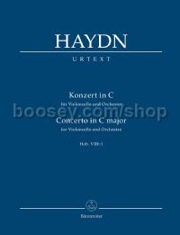 Cello Concerto No1 in C Major (Study Score): Urtext Edition