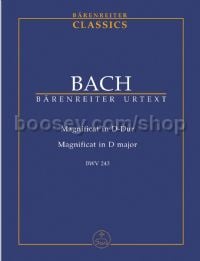 Magnificat in D major BWV243 (Study Score)
