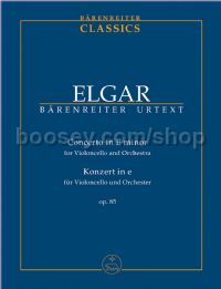 Cello Concerto in E minor, Op. 85 (study score)