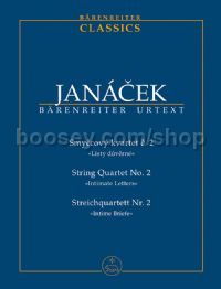 String Quartet No. 2 "Intimate Letters" (Study Score)