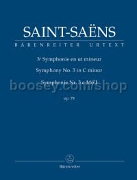 Symphony No.3 in C minor Op.78 (Organ) (Study Score)