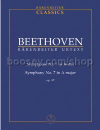Symphony No. 7 in A major, op. 92 (study score)