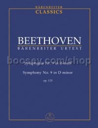 Symphony No. 9 in D minor Op.125 (Study Score)