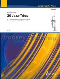20 Jazz-Trios - trumpet in Bb with guitar, keyboard, bass & drum parts