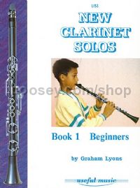 New C Clarinet Solos Book 1 Lyons c Edition