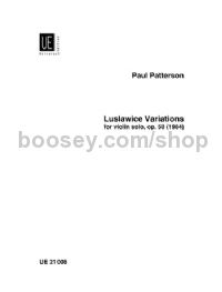 Luslawice Variations, Op.50 (Violin)