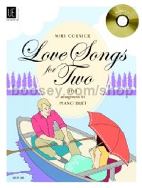 Love Songs For Two Piano Duets (Book & CD)